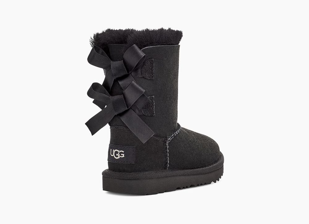 Ugg Bailey Bow Ii - Kids Boots - Black - NZ (3617MHAYC)